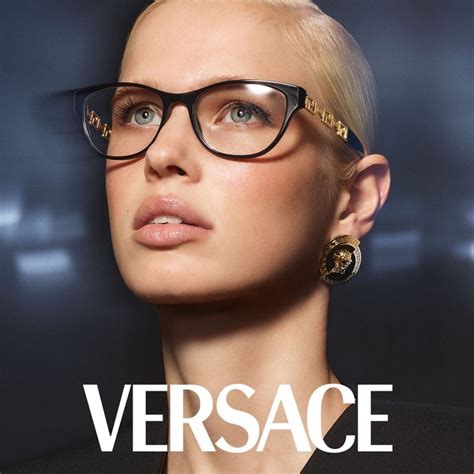 versace glasses circle|clear Versace glasses on face.